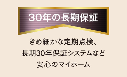 30年の長期保証