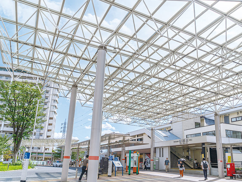 「朝霞」駅 東口