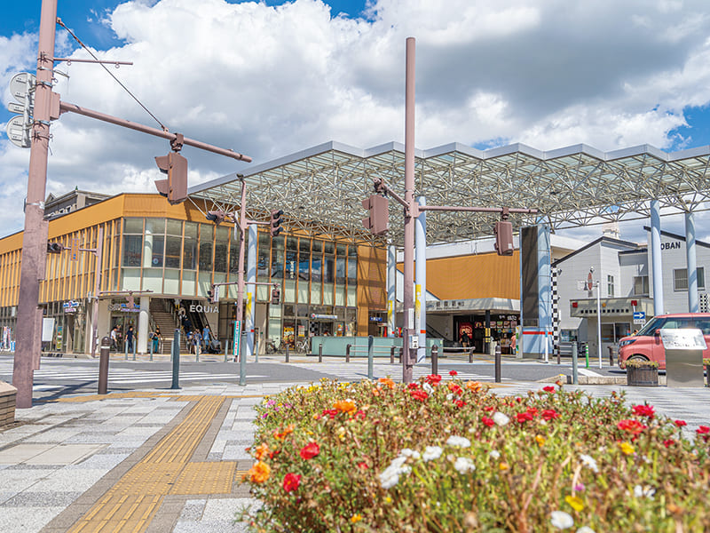 「朝霞」駅 南口