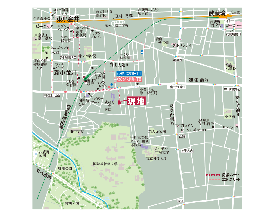 現地案内図