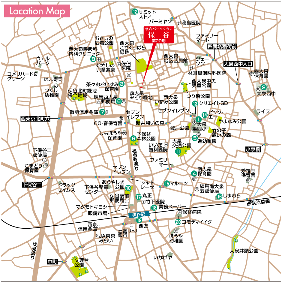 現地案内図