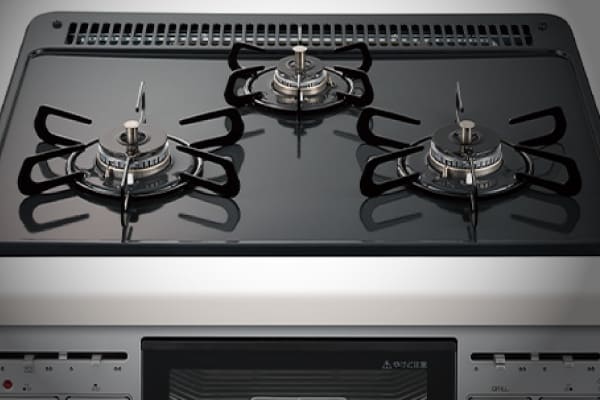 ホーロートッププレートガスコンロ