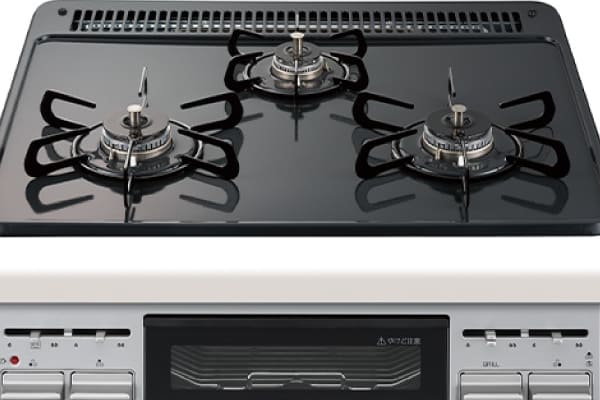 ホーロートッププレートガスコンロ