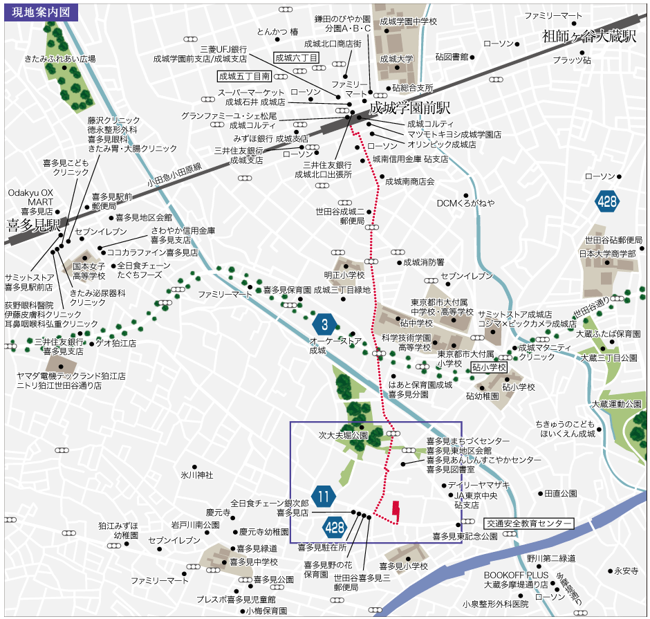 現地案内図