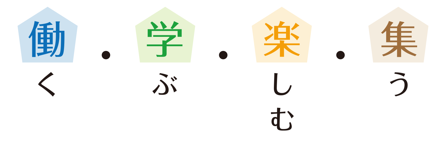 集う・楽しむ・学ぶ・働く